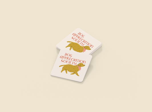 Dog Appreciation Society | Pack of 4 Coasters