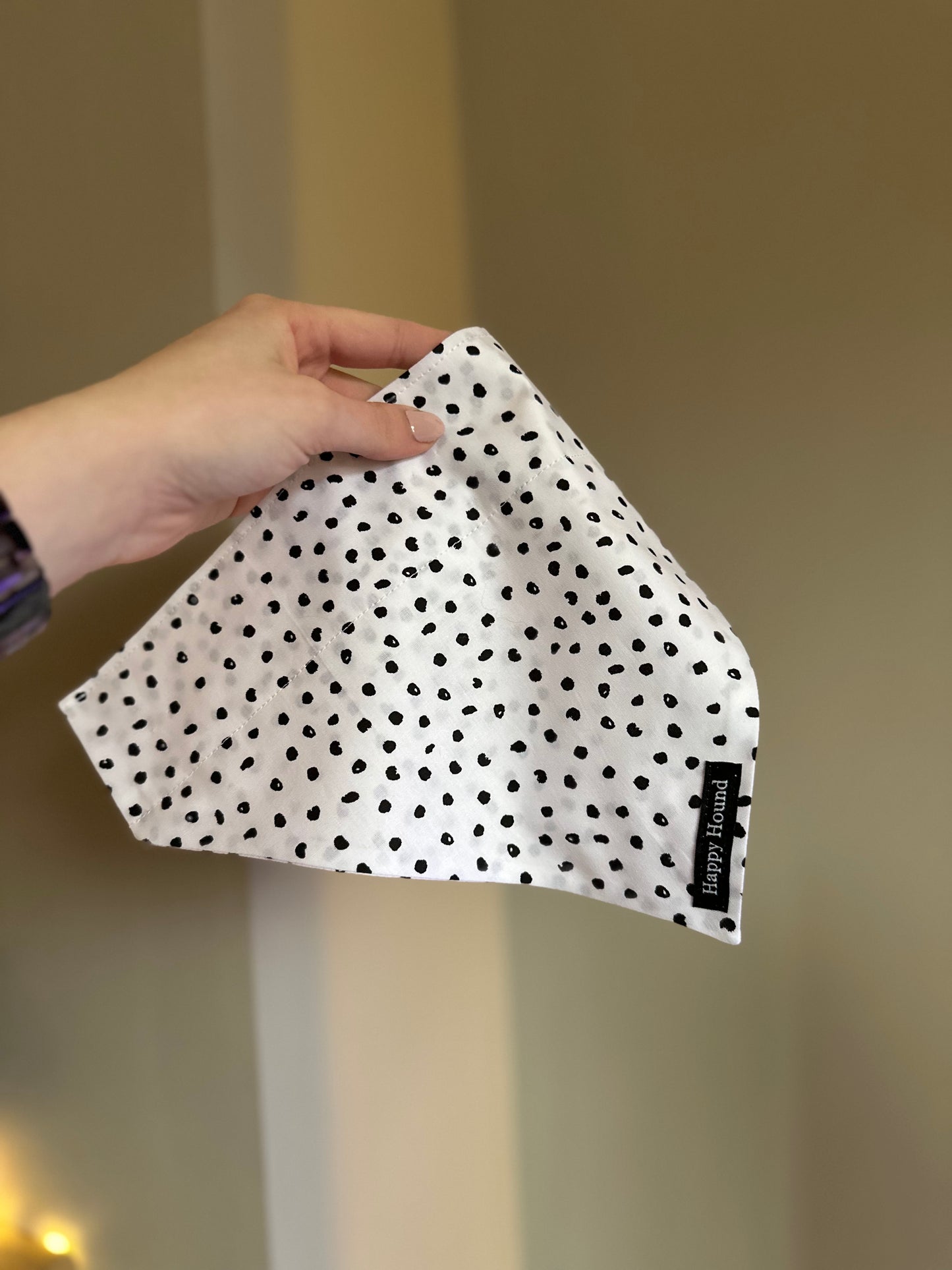 Polka Dot | Large | Handmade Bandana