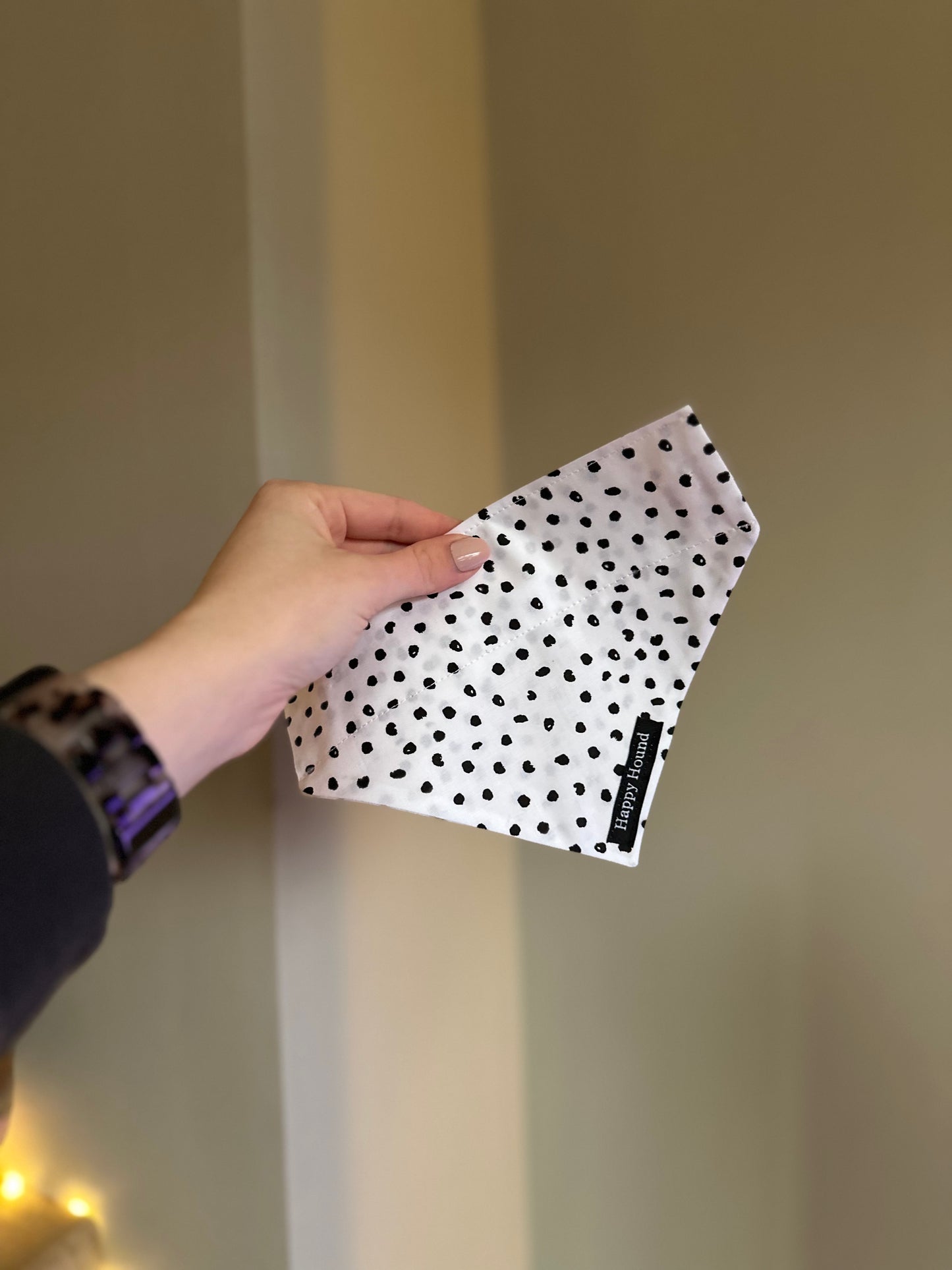 Polka Dot | Small | Handmade Bandana