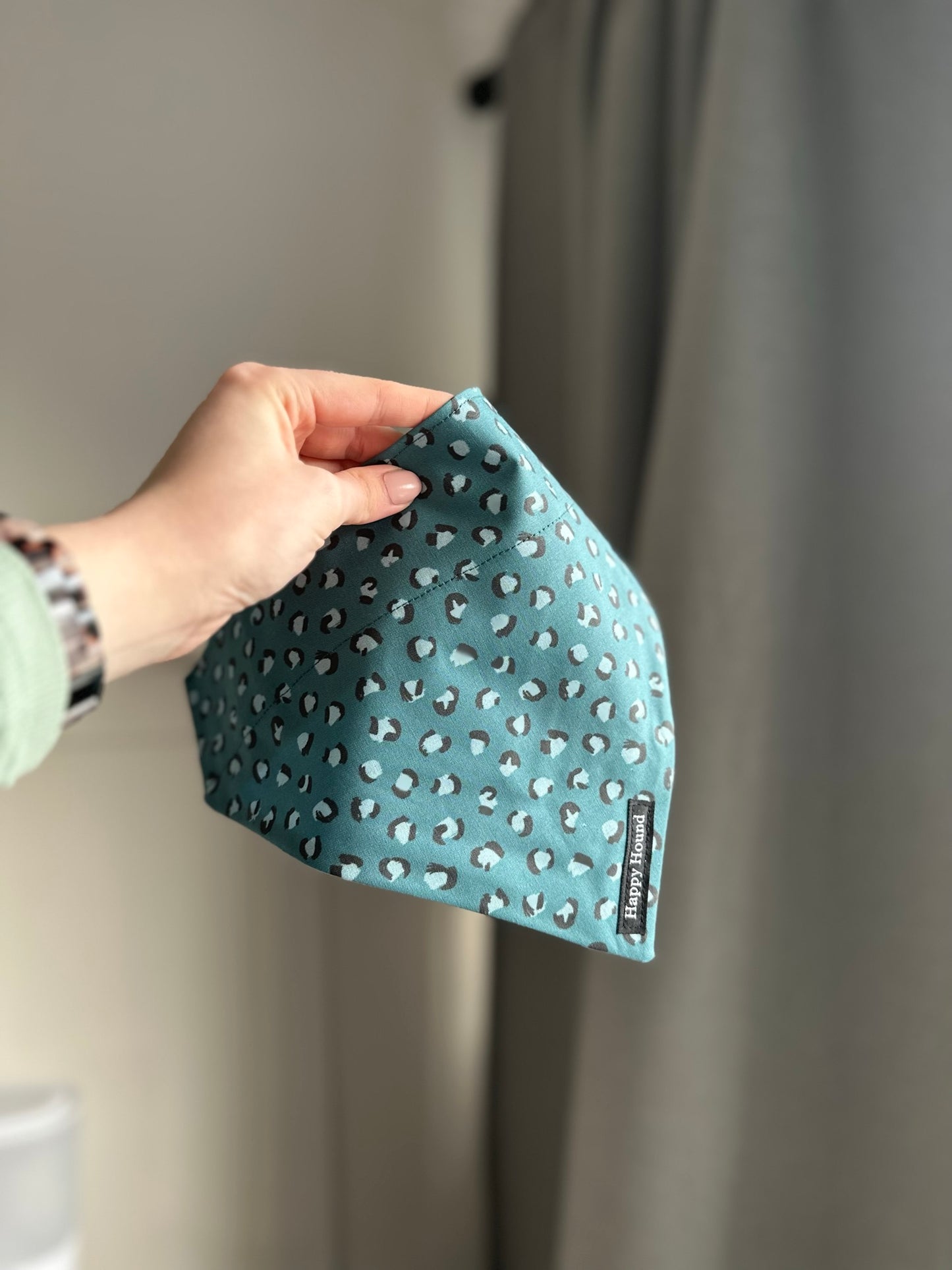 Jessie Teal | Large | Handmade Bandana