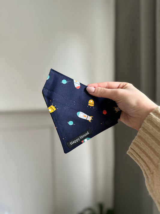 Spaceships | XS | Handmade Bandana