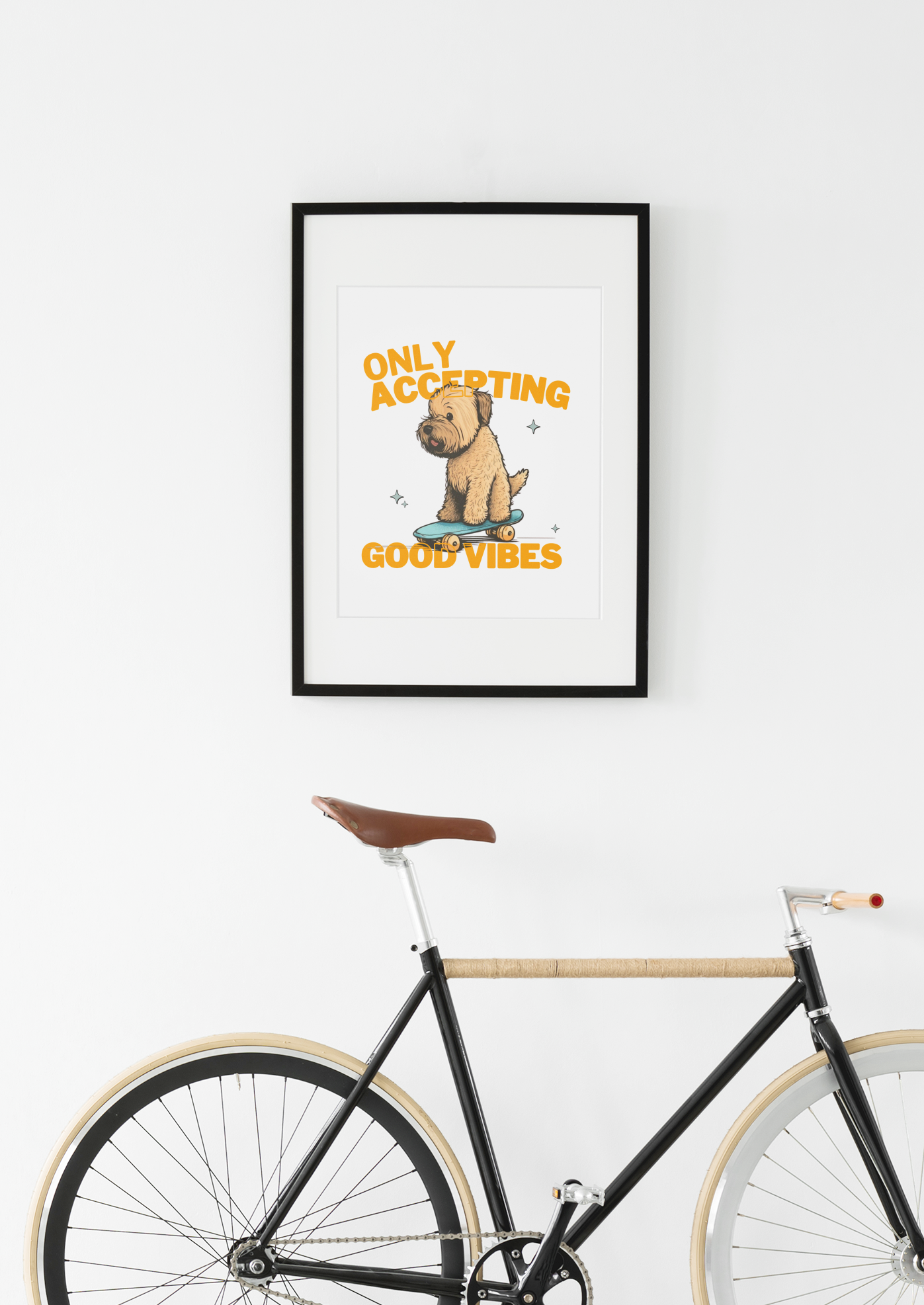Only Accepting Good Vibes | Matte Art Print