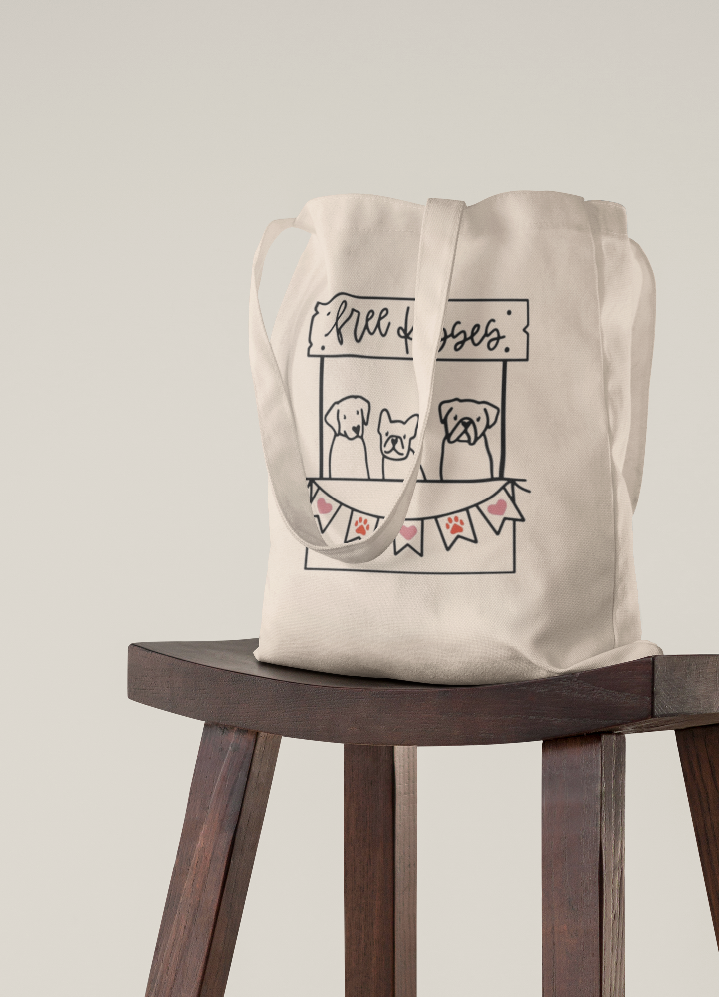 Free Kisses | Cotton Tote Bag