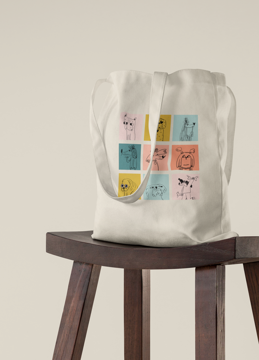 Woofy Warhol | Cotton Tote Bag